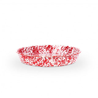 Round Deep Dish Pan | Red