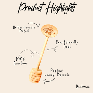 Bamboo Honey Dipper Spoon