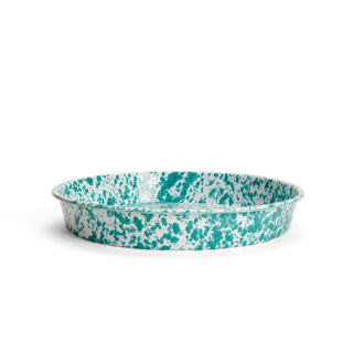 Round Deep Dish Pan | Turquoise