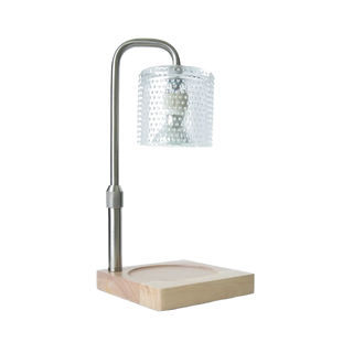 Hobnail Glass Candle Warmer Lamp