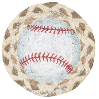 Woven Coasters | Baseball
