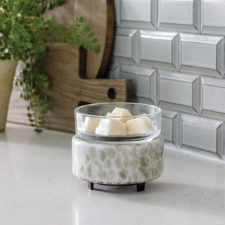 Swirl Glass 2-In-1 Warmer