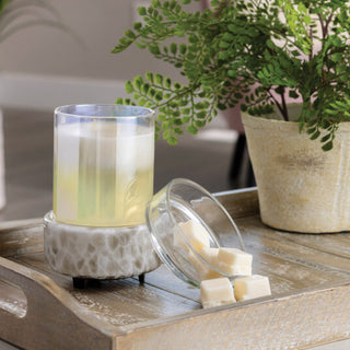 Swirl Glass 2-In-1 Warmer