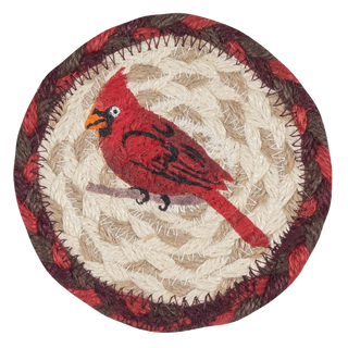 Woven Coasters | Cardinal