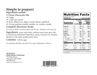 Classic Cheesecake Mix