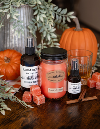 Drunkin Pumpkin | Flower Pot Votive