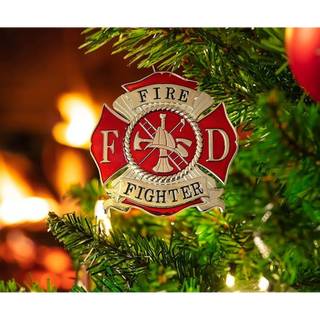 Firefighter Medallion Ornament