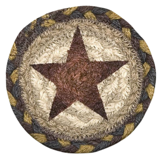 Woven Coasters | Gold Star