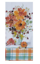 Autumn Joy Vase Terry Towel