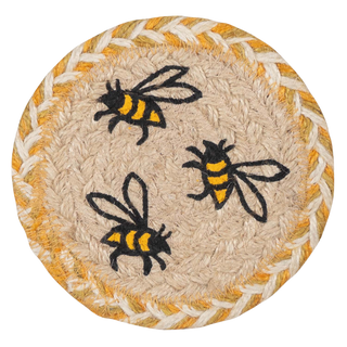 Woven Coasters | Honey Bee