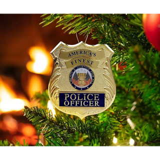 Police Medallion Ornament
