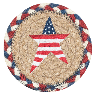 Woven Coasters | Primitive American Star