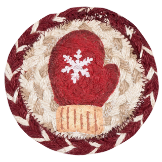 Woven Coasters | Red Mitten