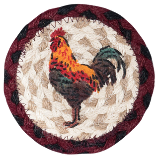 Woven Coasters | Rustic Rooster