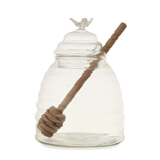 Glass Honey Jar