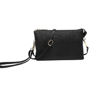 Riley Bag | Straw Black