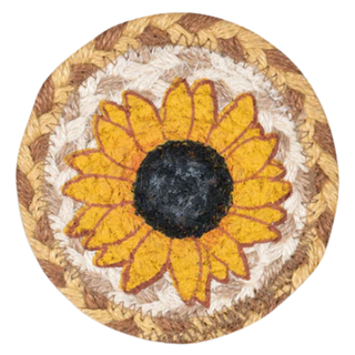 Woven Coasters | Sunflower