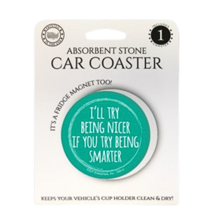 Car Coasters | I'll Try Being Nicer