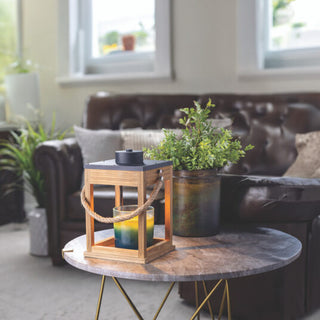 Wooden Lantern Candle Warmer