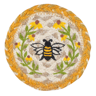 Woven Coasters | Wildflower Bees