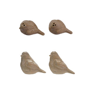 Stoneware Bird Salt & Pepper Shakers