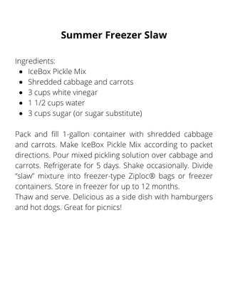 Ice Box Pickle Mix